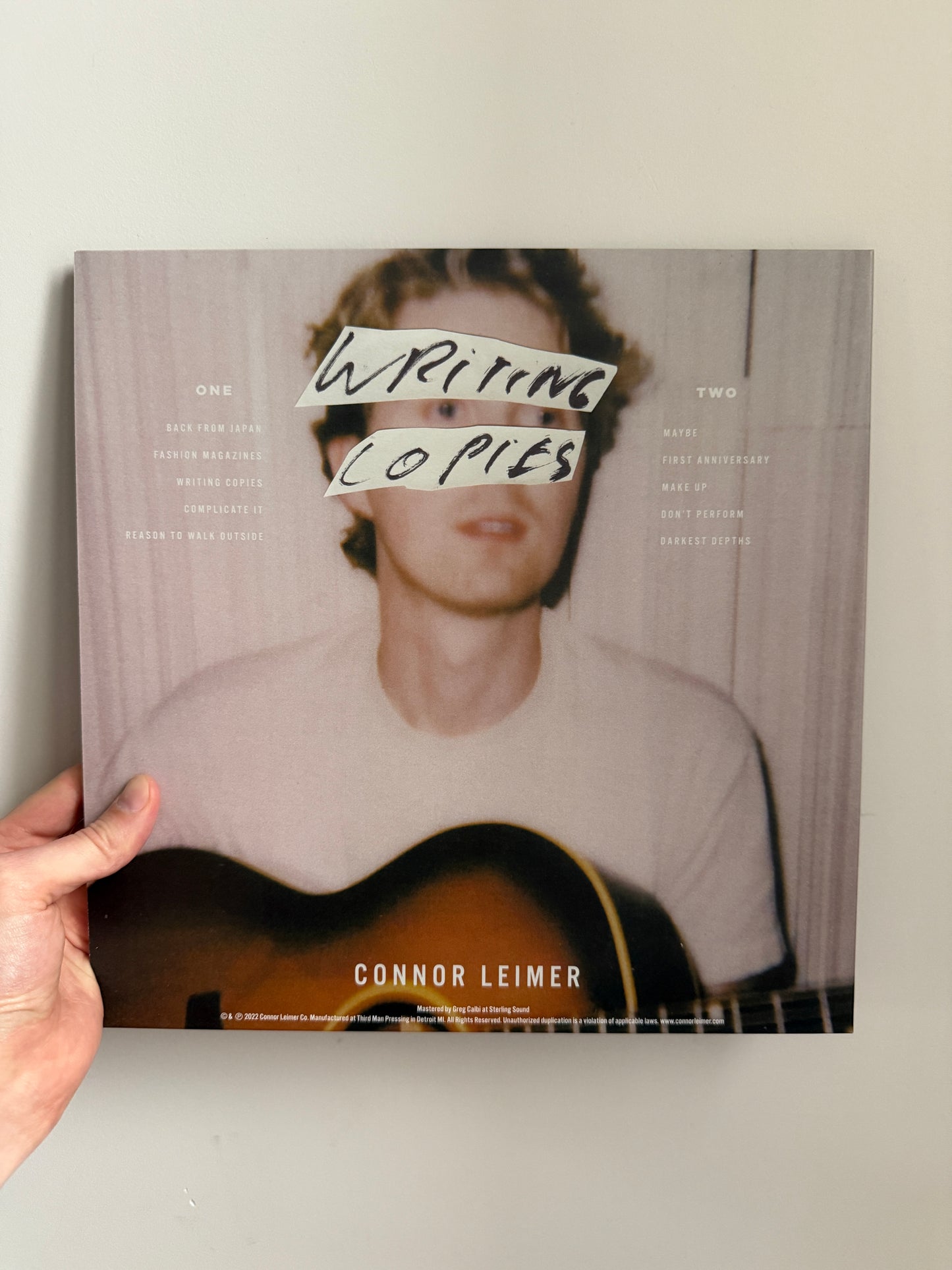 Writing Copies Vinyl LP