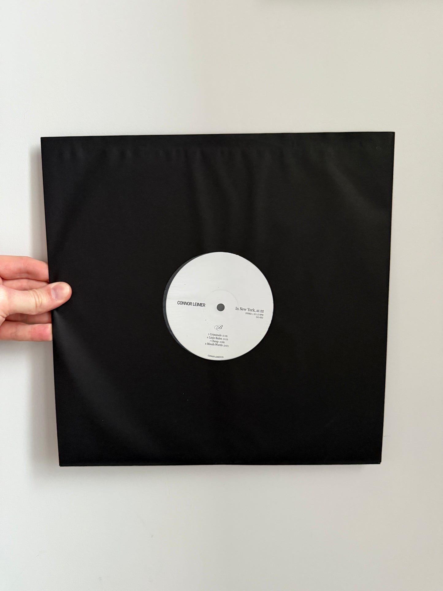 In New York, at 22 Double Vinyl 2LP