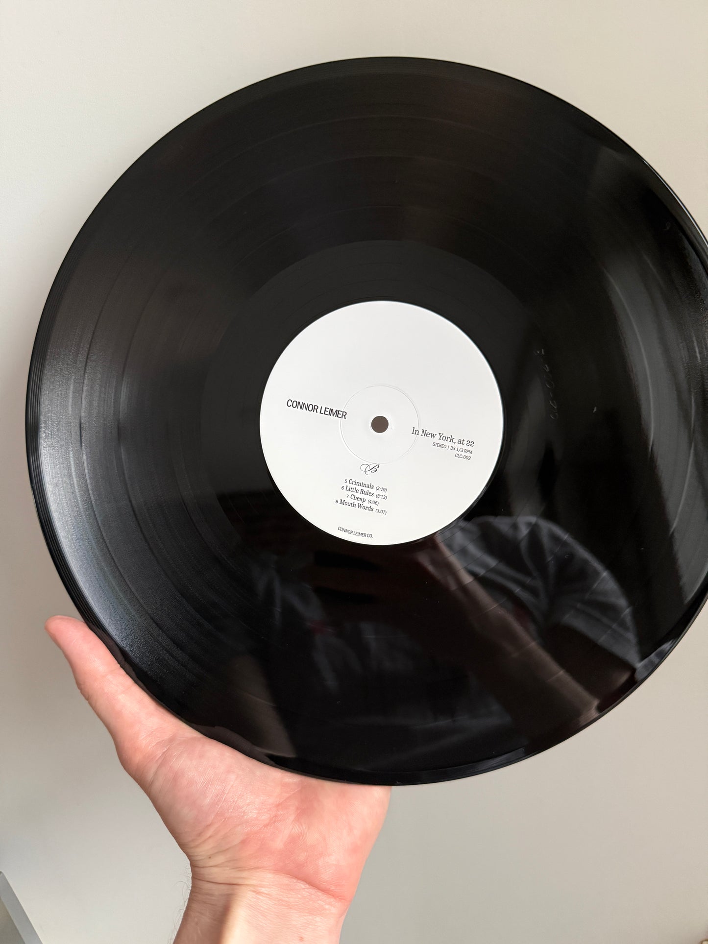 In New York, at 22 Double Vinyl 2LP